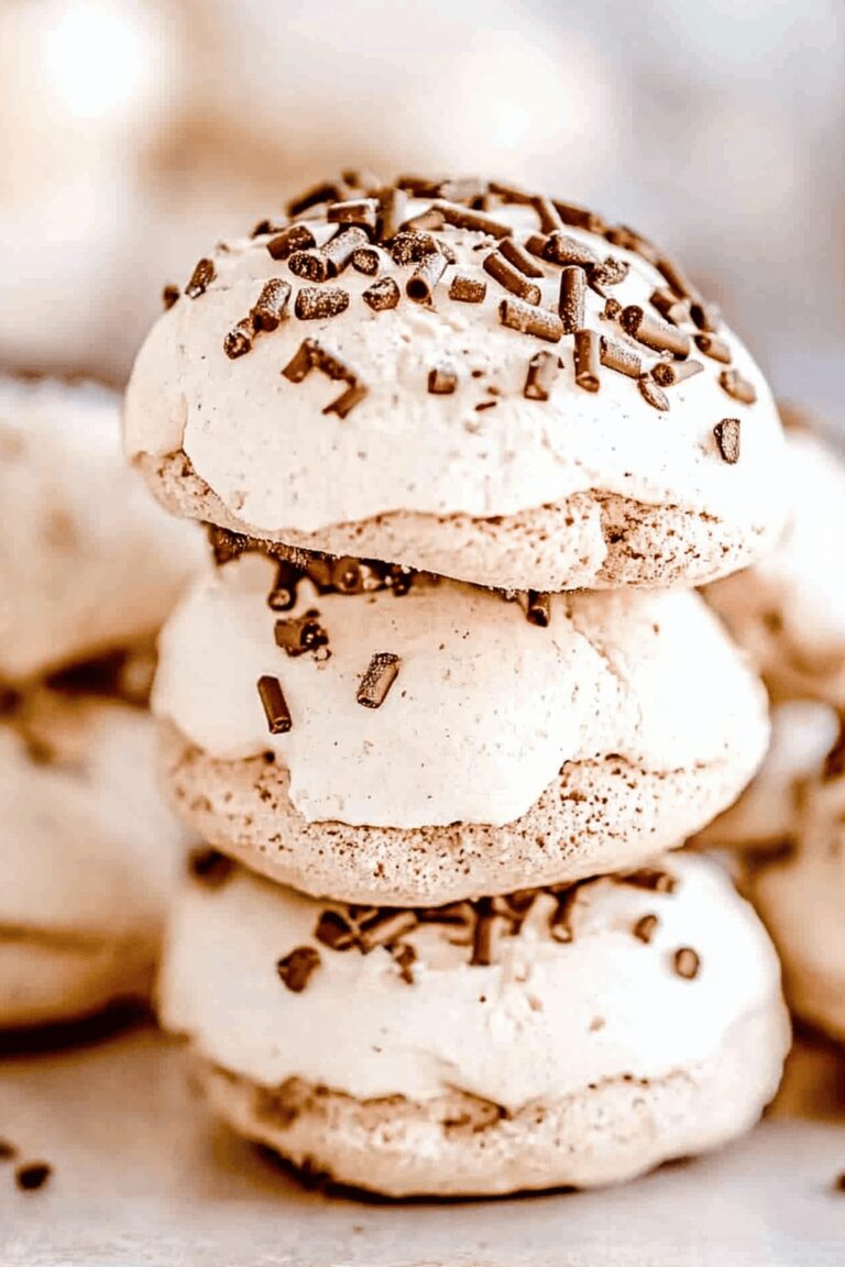 Hot Cocoa Meringue Cookies Recipe