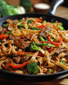 Fiery Beef Noodle Stir-Fry Recipe