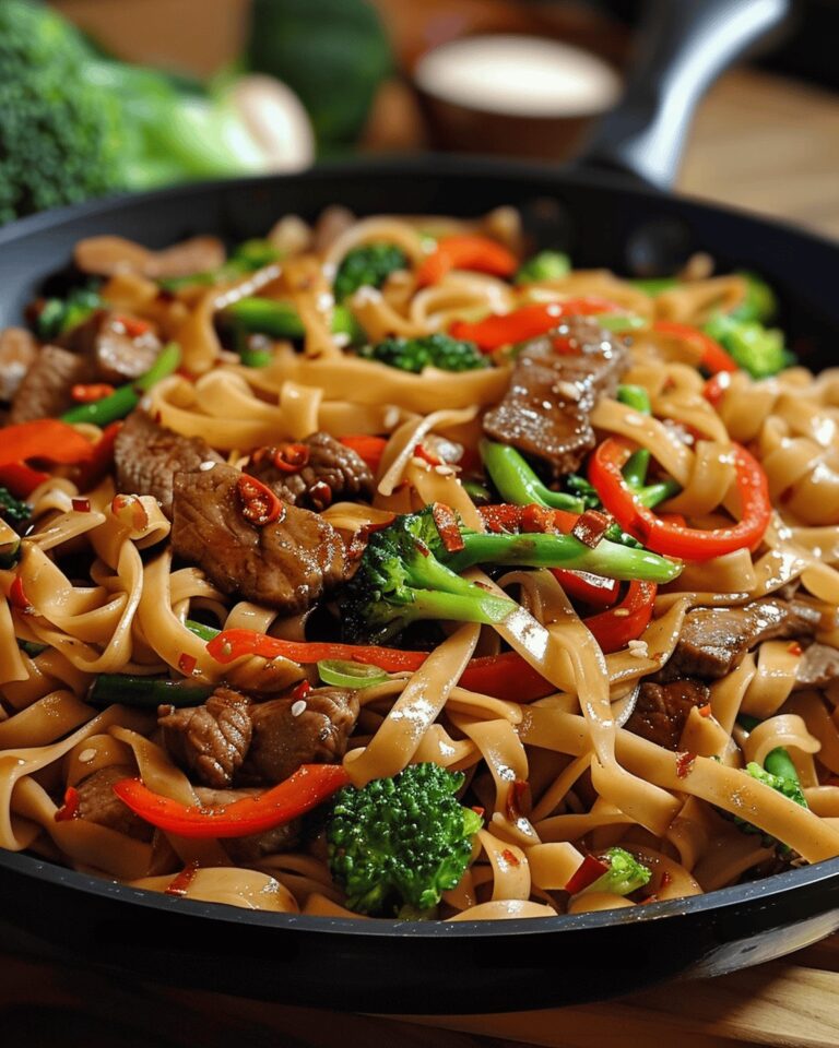 Fiery Beef Noodle Stir-Fry Recipe