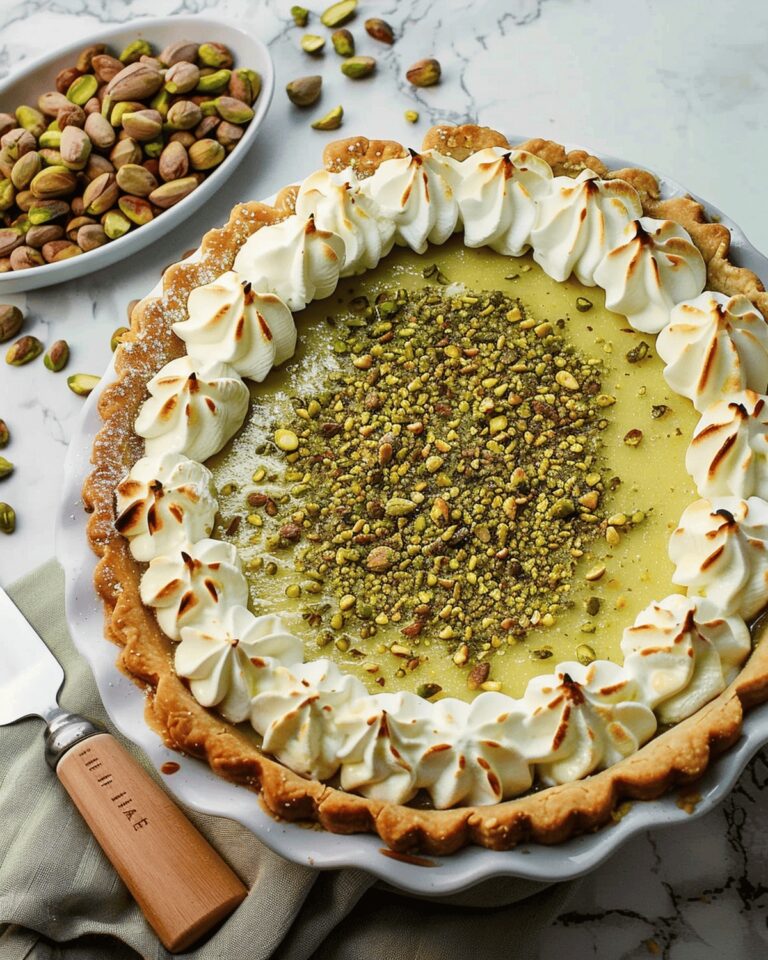 Pistachio Custard Pie Recipe