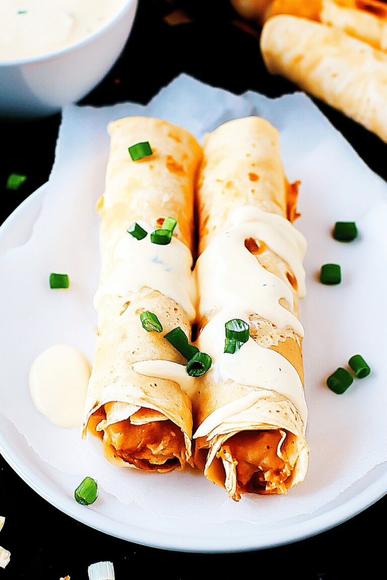 Buffalo Chicken Taquitos Recipe