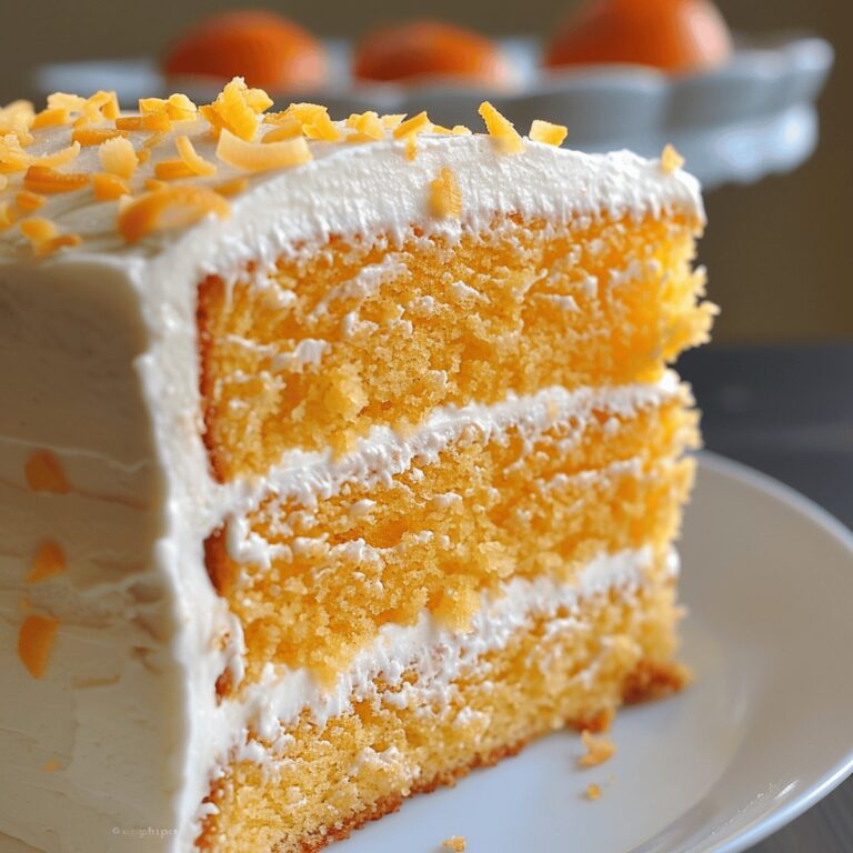 Velvety Orange Dreamsicle Cake Recipe