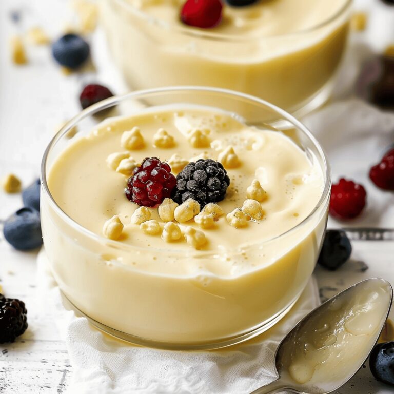 Silky Vanilla Custard Recipe