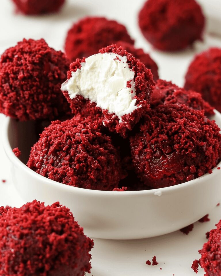 Red Velvet Cheesecake Balls Recipe