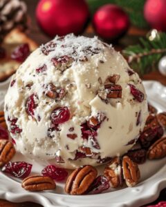 Cranberry Pecan Delight Cheese Ball Recipe