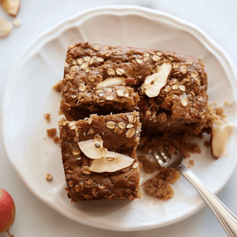 Nourishing Breakfast Oatmeal Apple Cake Recipe