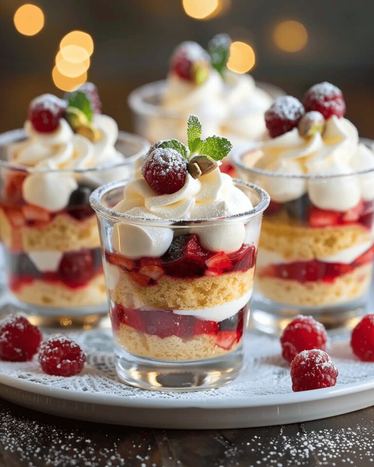 Effortless Berry Delight Trifles Recipe