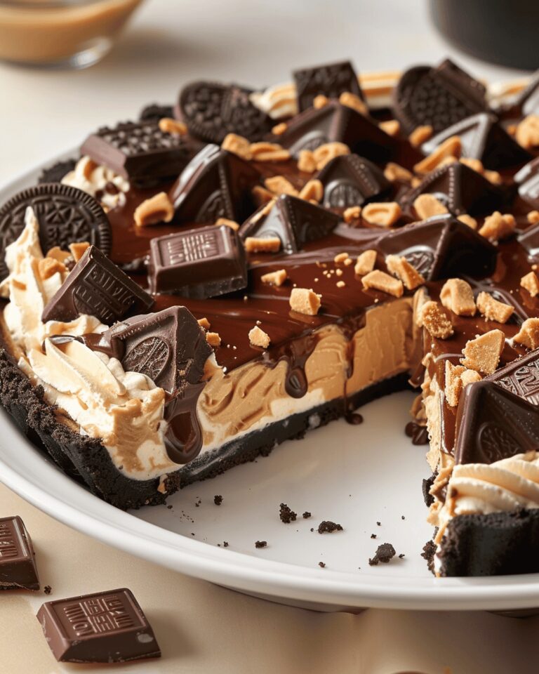Indulgent Peanut Butter Chocolate Pie Recipe