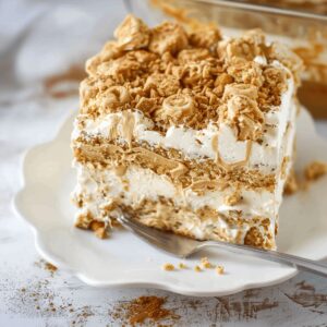 Silky Peanut Butter Ice Box Cake Recipe