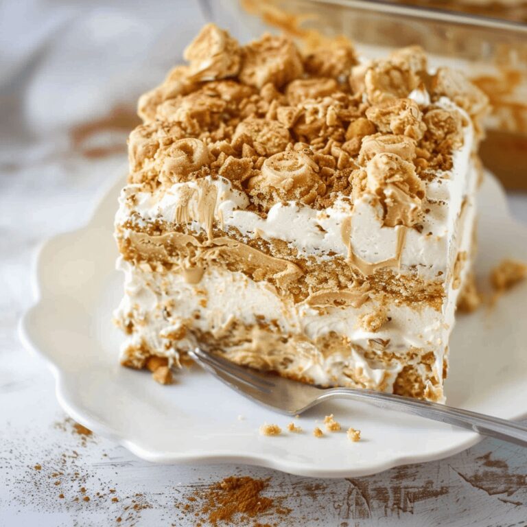 Silky Peanut Butter Ice Box Cake Recipe
