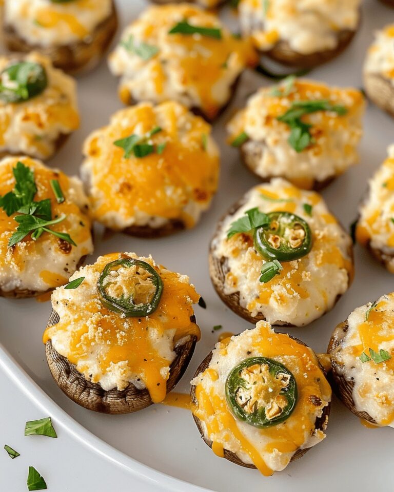 Spicy Jalapeo Stuffed Mushroom Bites Recipe