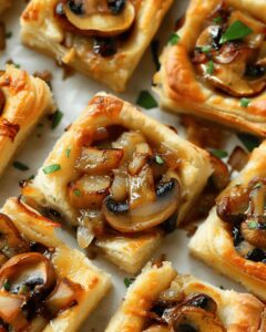 Onion, Mushroom, Apple, and Gruyere Bites Recipe