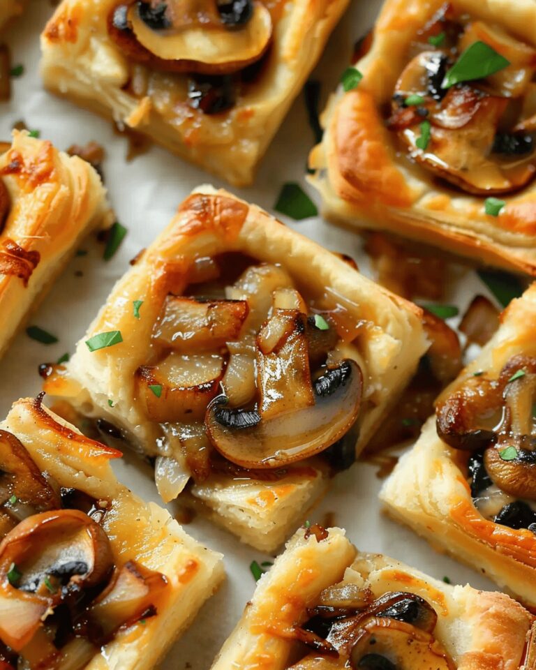 Onion, Mushroom, Apple, and Gruyere Bites Recipe