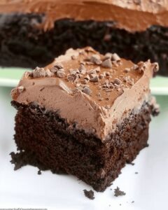 Chocolate Depression Cake Recipe