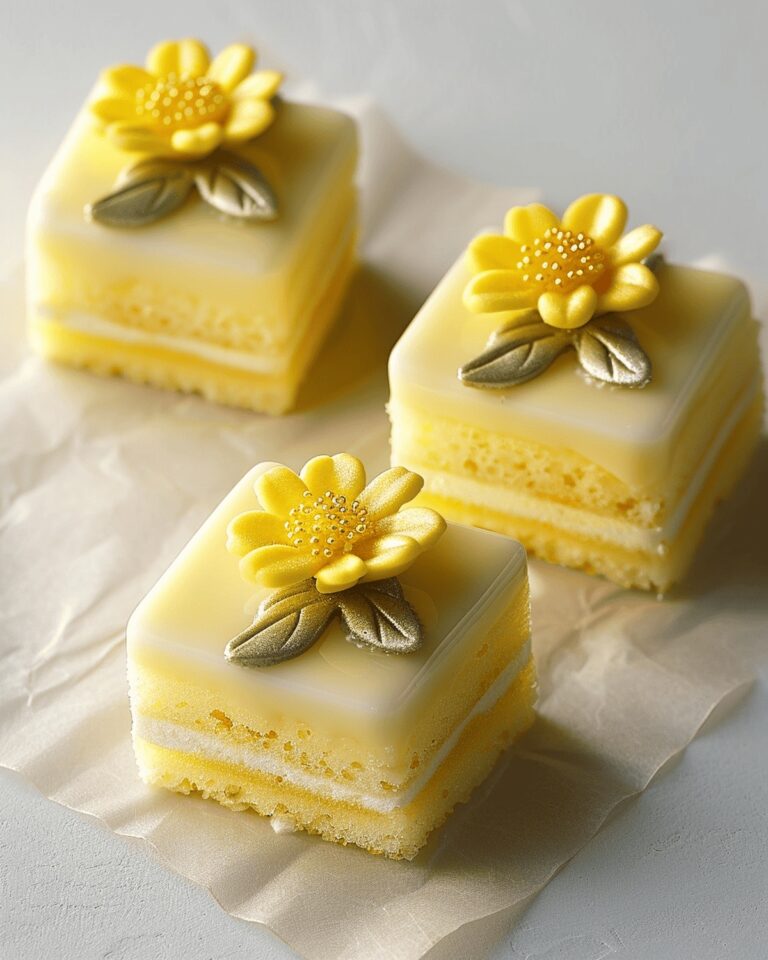 Lemon Petit Fours Recipe