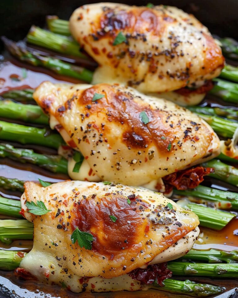 Tender Asparagus And Mozzarella Chicken Delight Recipe