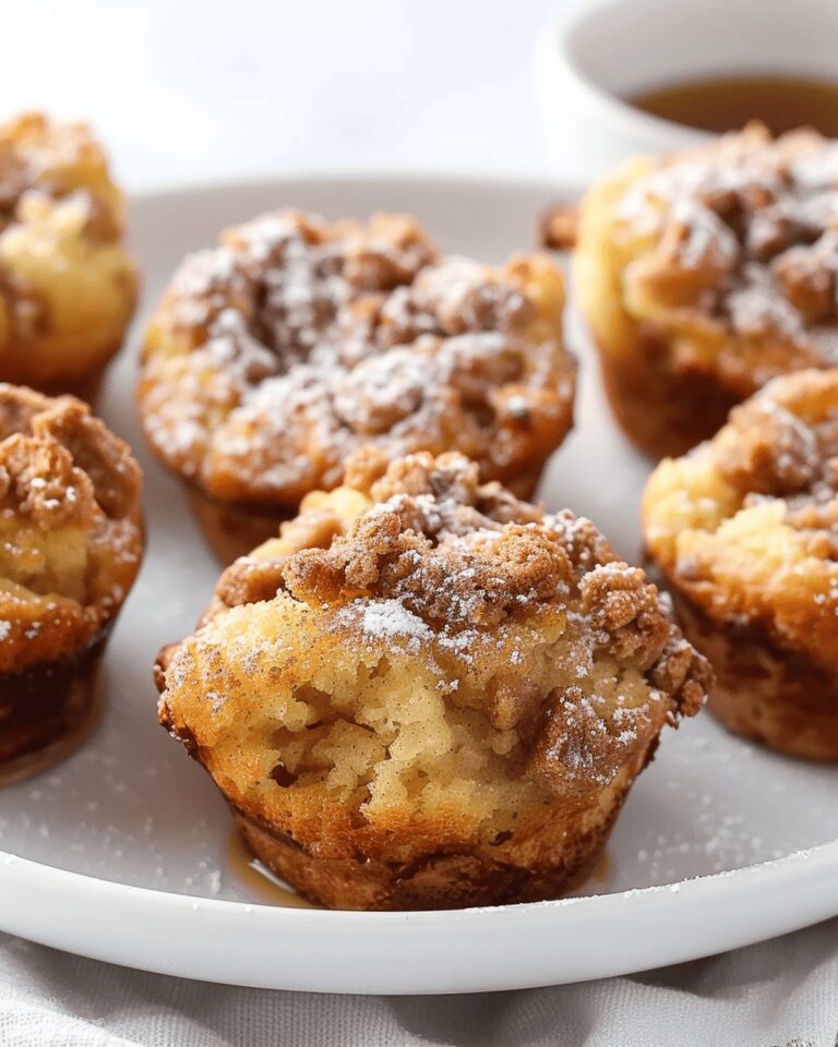 Fluffy French Toast Muffin Bites Recipe