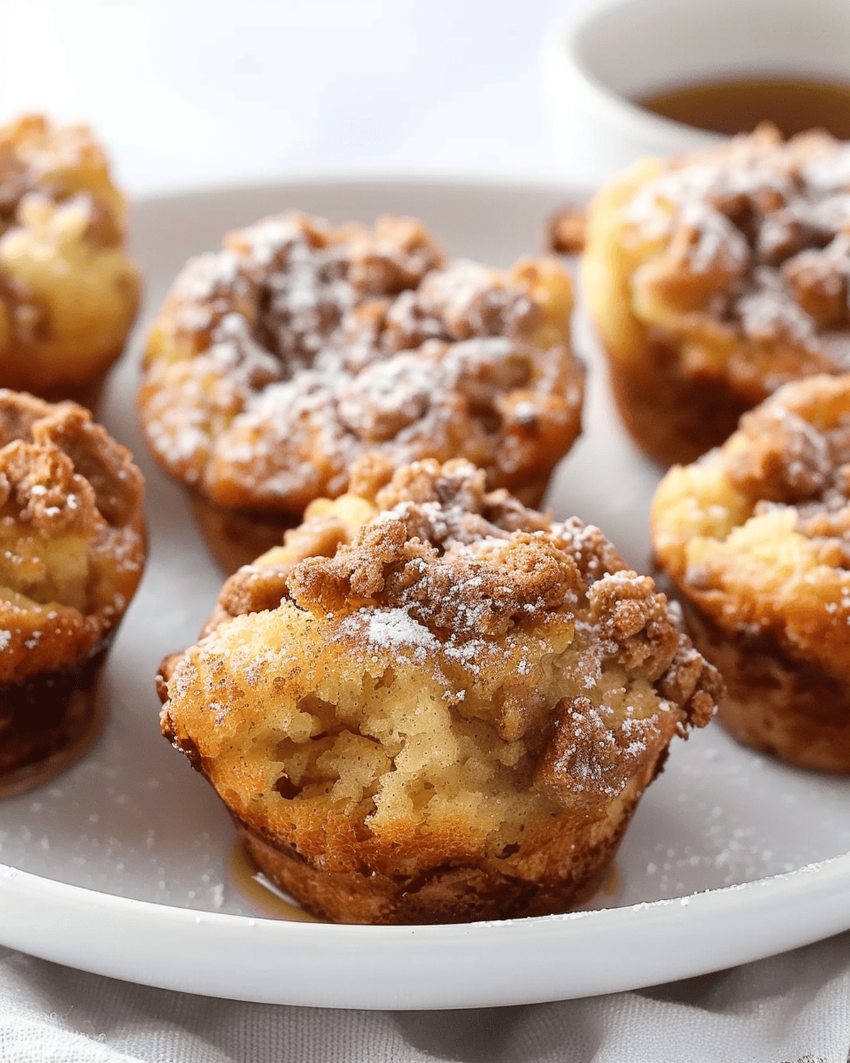 Fluffy French Toast Muffin Bites Recipe