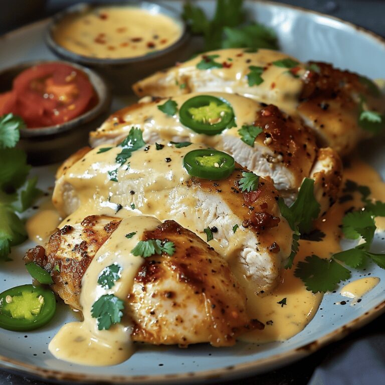 Tantalizing Spiced Chicken With Cheddar Sauce Recipe