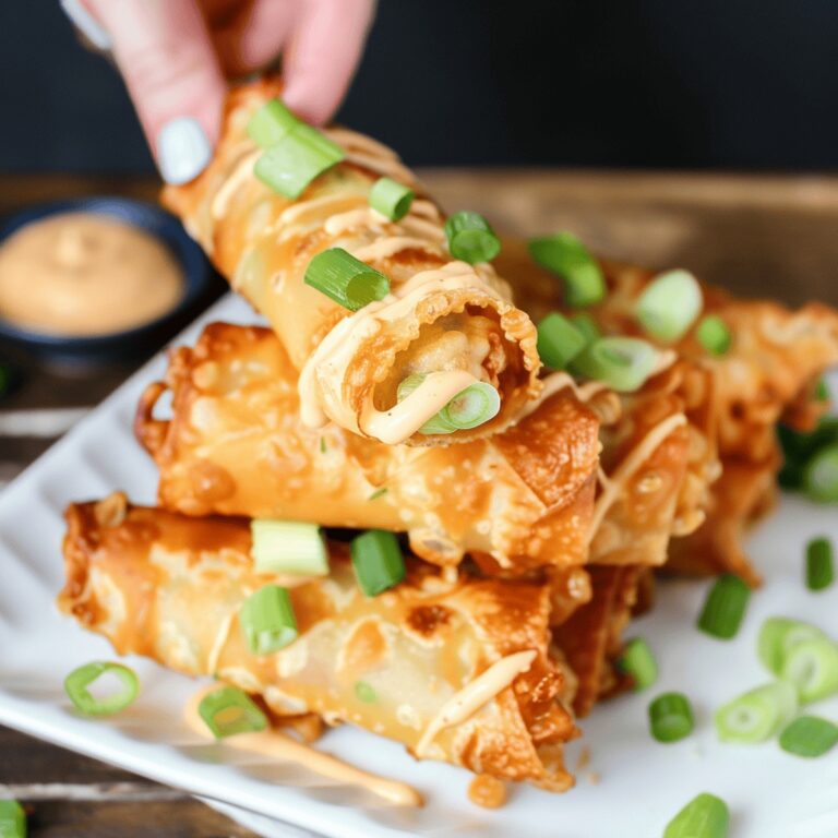 Bang Bang Shrimp Egg Rolls Recipe