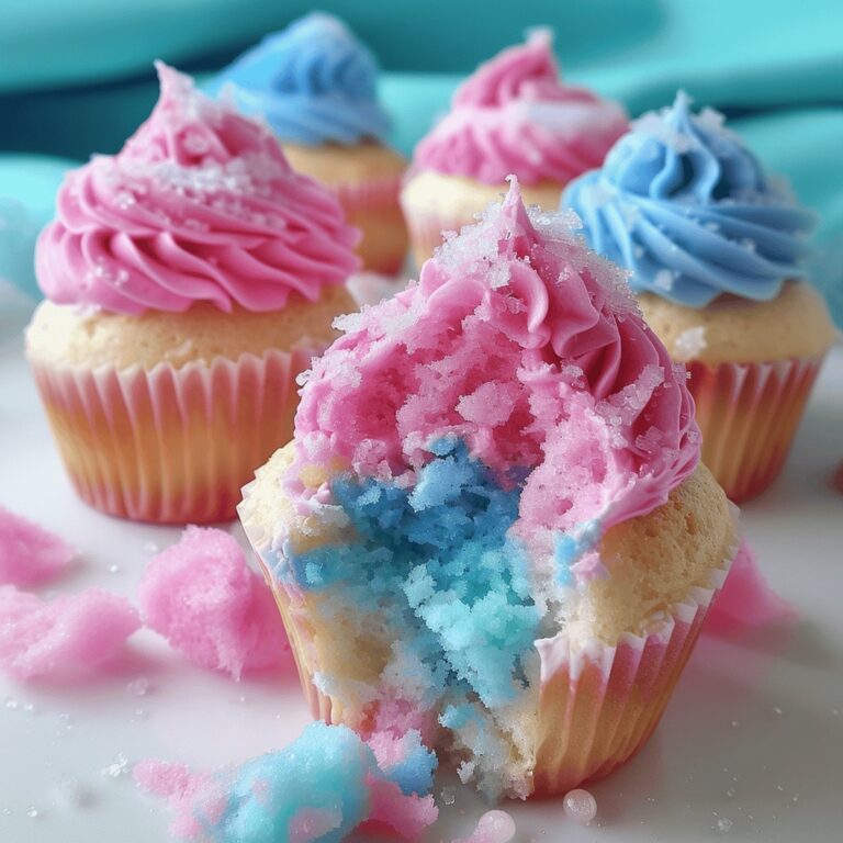 Cotton Candy Cupcakes Recipe