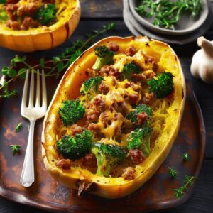 Spaghetti Squash Boats Recipe