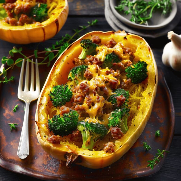 Spaghetti Squash Boats Recipe
