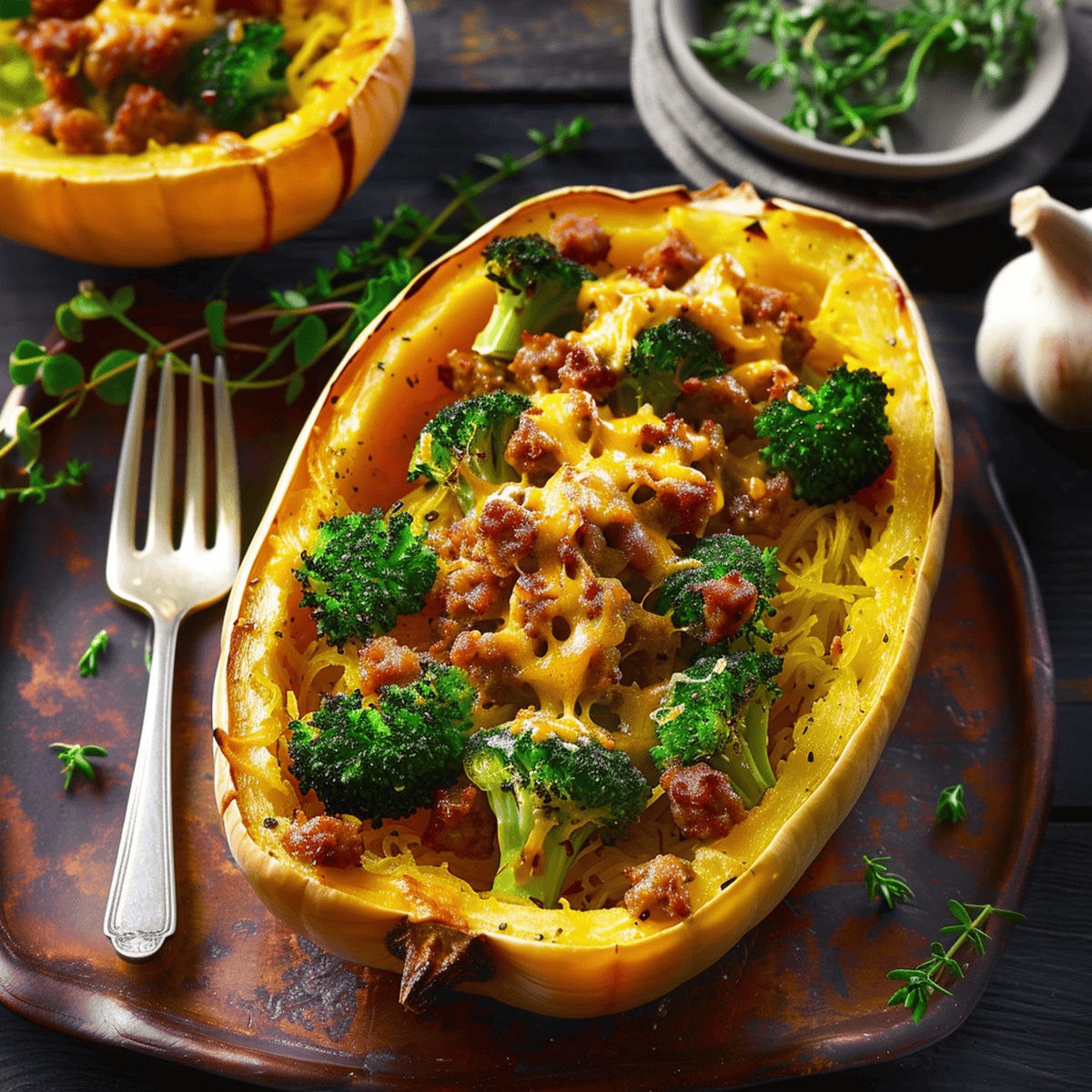 Spaghetti Squash Boats Recipe