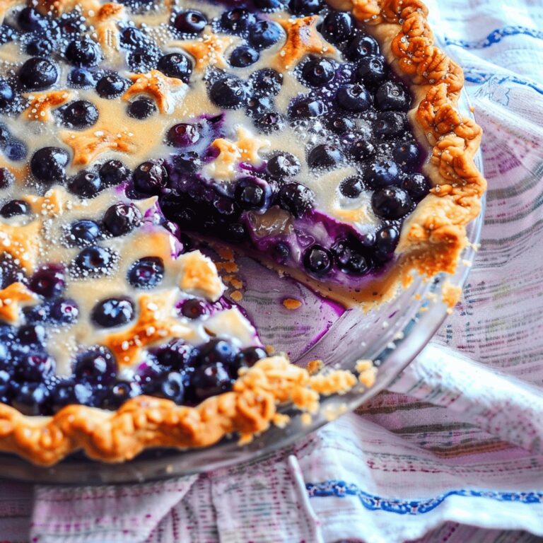 Luscious Blueberry Custard Delight Recipe