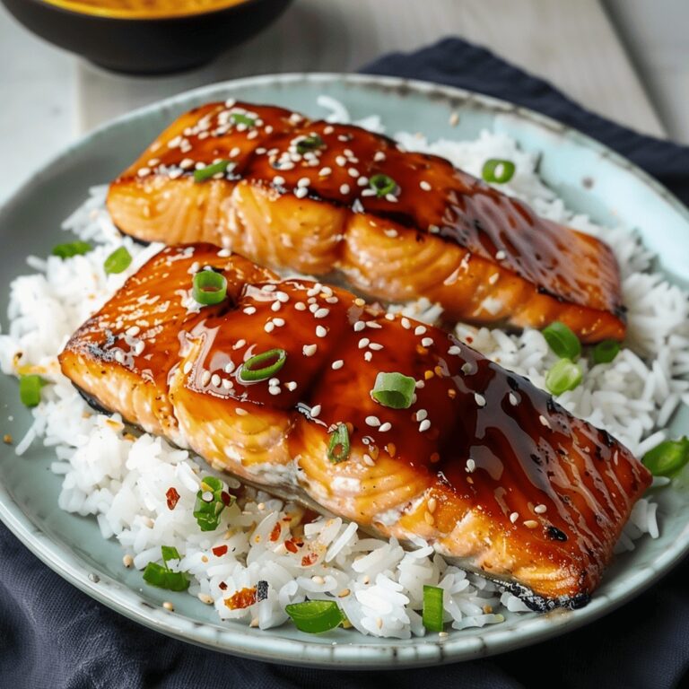 Glazed Orange Teriyaki Salmon Recipe