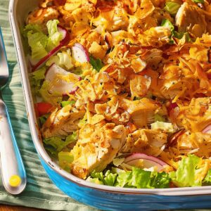 Crunchy Hot Chicken Salad Casserole Recipe