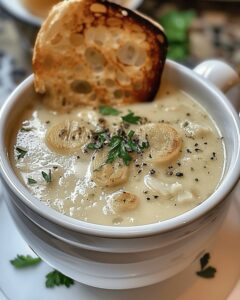 Garlic-Infused French Comfort Soup Recipe
