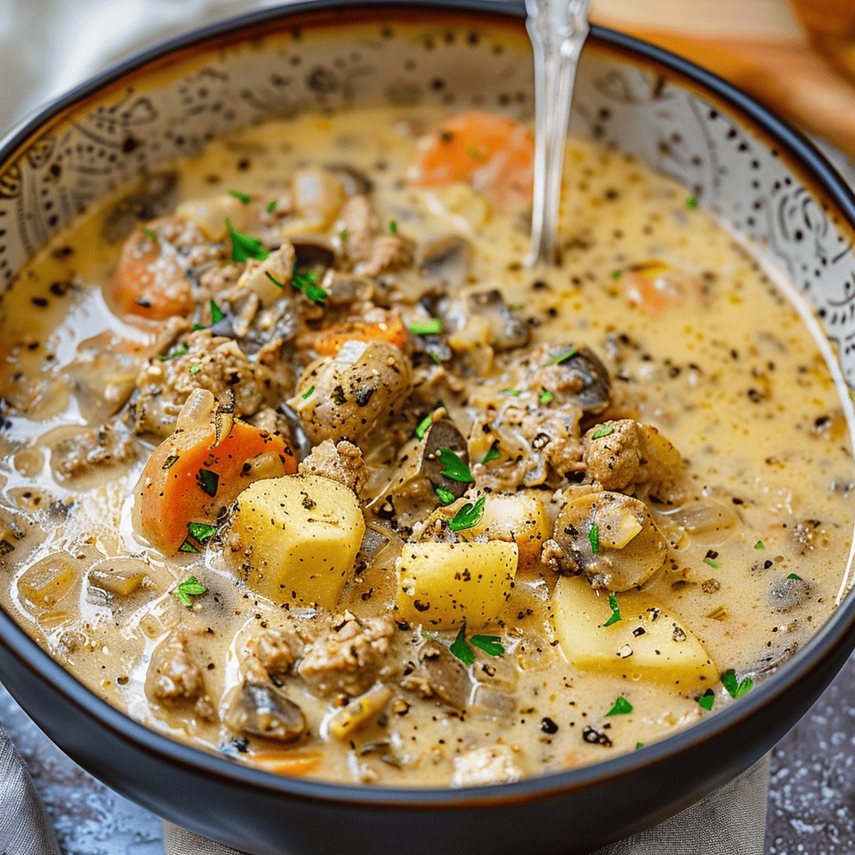 Potato and Sausage Chowder Recipe