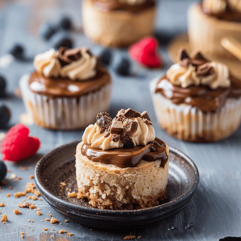 Heavenly Mini Peanut Butter Cheesecakes Recipe