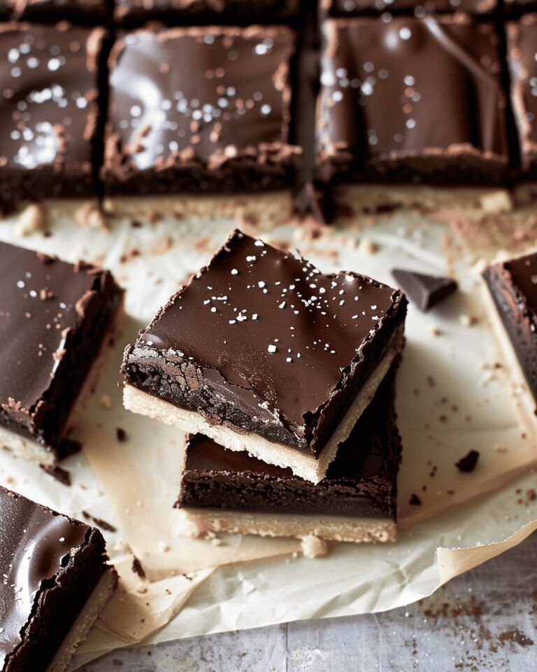 High Altitude Brownie Shortbread Bars With Ganache Recipe