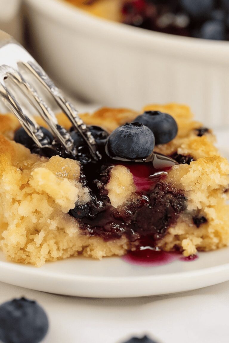 Blueberry Buttermilk Pancake Casserole Recipe