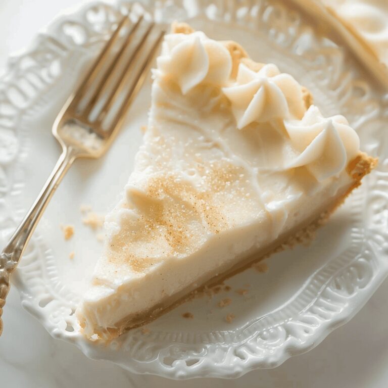 Velvety Sugar Cream Pie Recipe