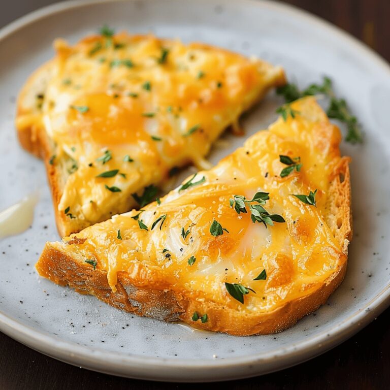 Crispy Egg And Cheese Toasts Recipe