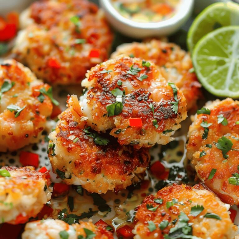 Fiery Shrimp Cakes With Tangy Chili-Lime Dip Recipe