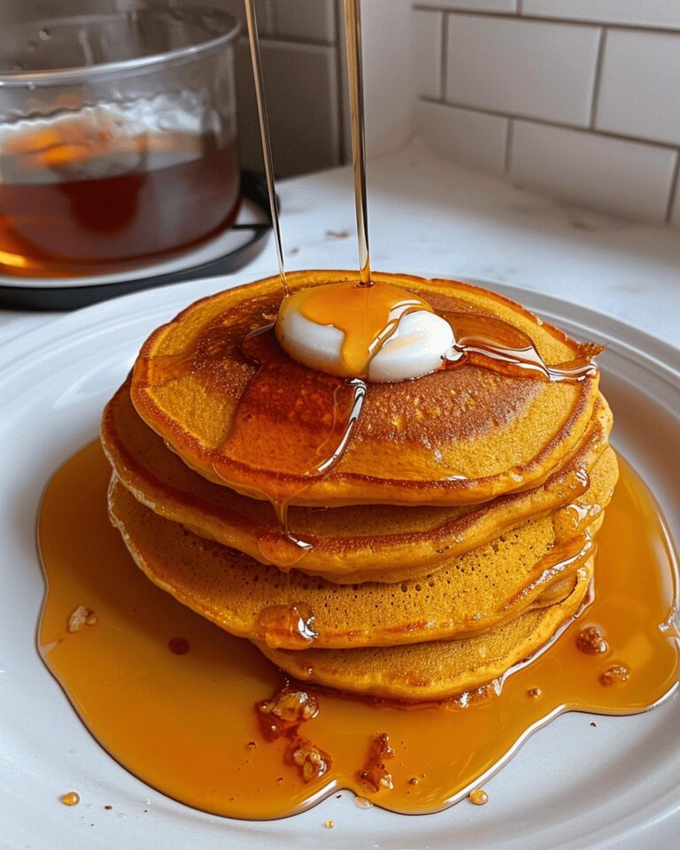 Pumpkin Cottage Cheese Pancakes Recipe