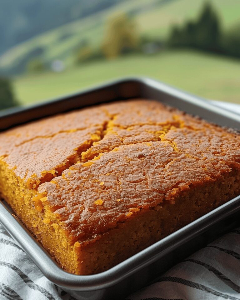 Velvety Cinnamon Honey Butter Sweet Potato Cornbread Recipe