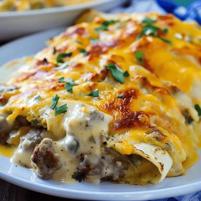 Hearty Southern Breakfast Enchiladas With Sausage Gravy Recipe