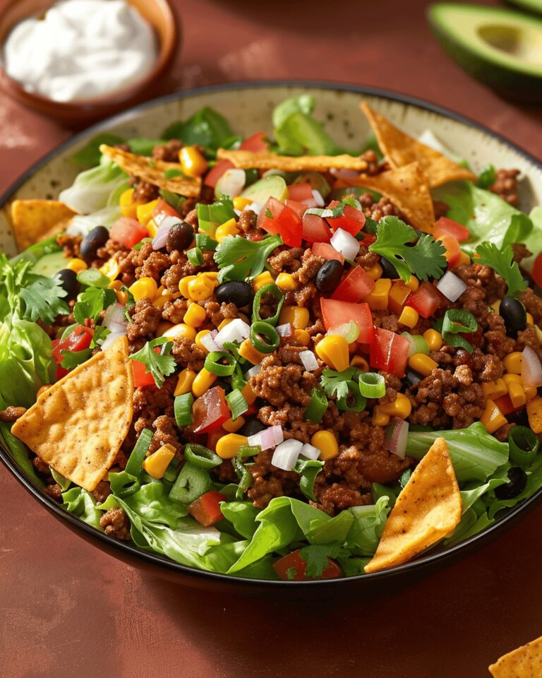 Tantalizing Taco Salad Crunch Recipe