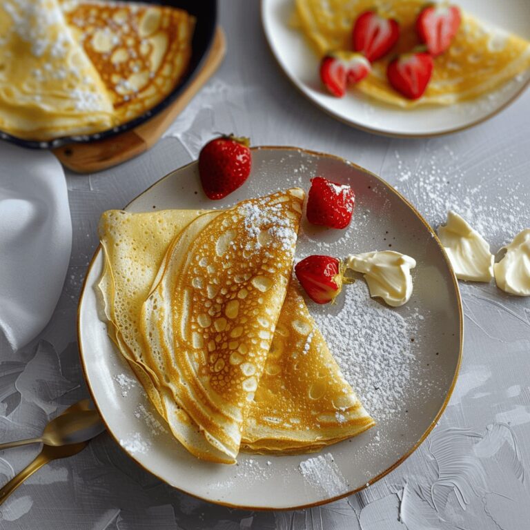 Silky French Crêpes Recipe