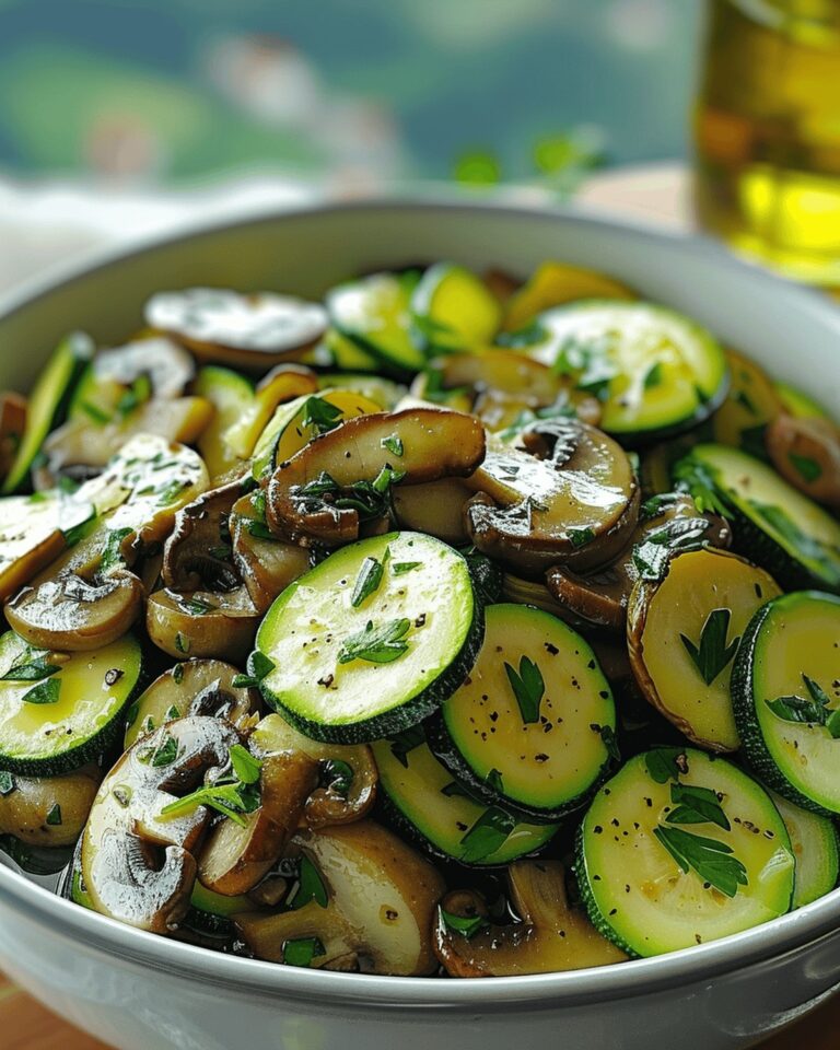 Sizzling Skillet Zucchini And Mushroom Medley Recipe
