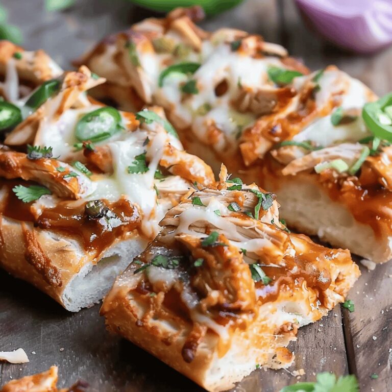 Smoky BBQ Chicken French Bread Pizza Recipe