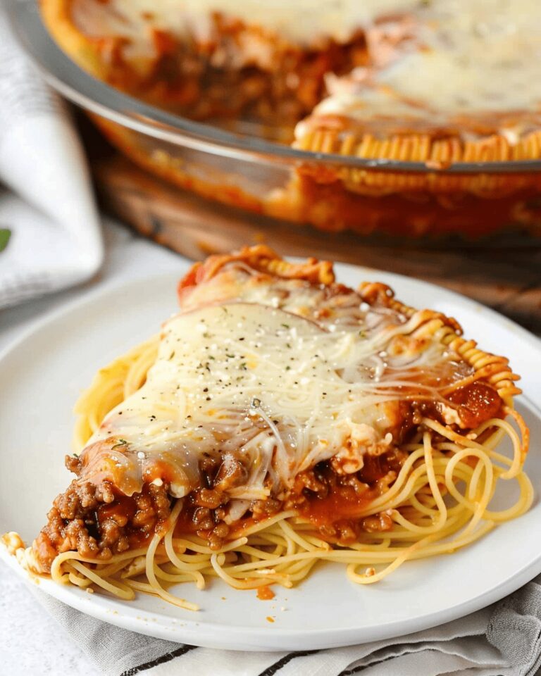 Crispy Spaghetti Pie Delight Recipe