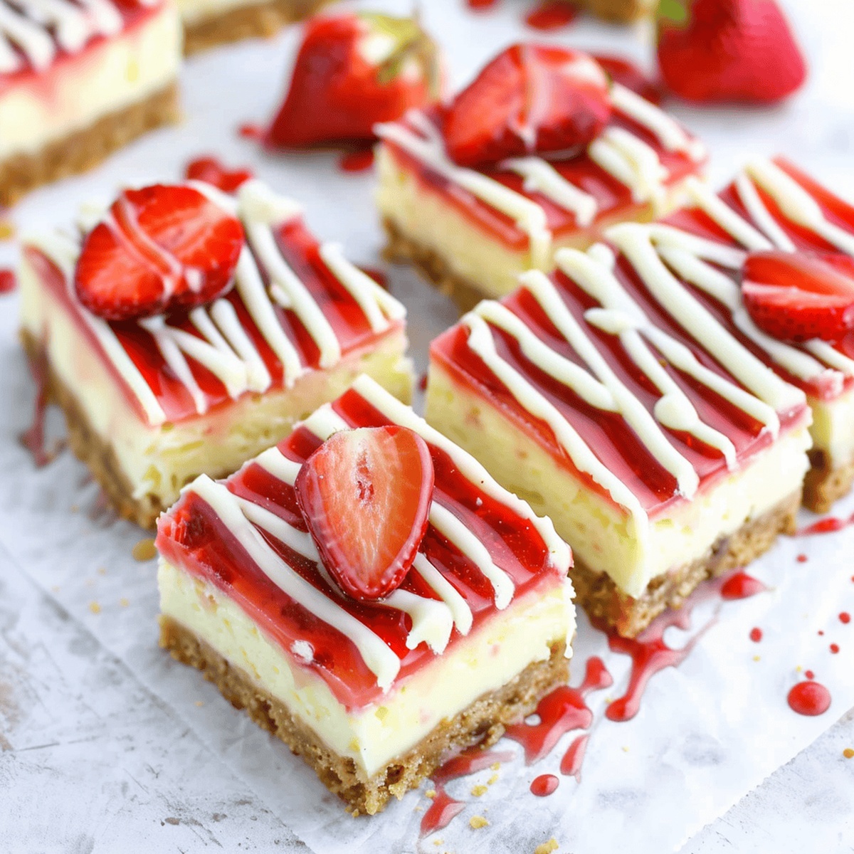 Velvety Philadelphia Cheesecake Bars Recipe