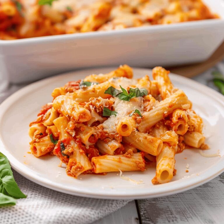 Meatless Baked Ziti Recipe