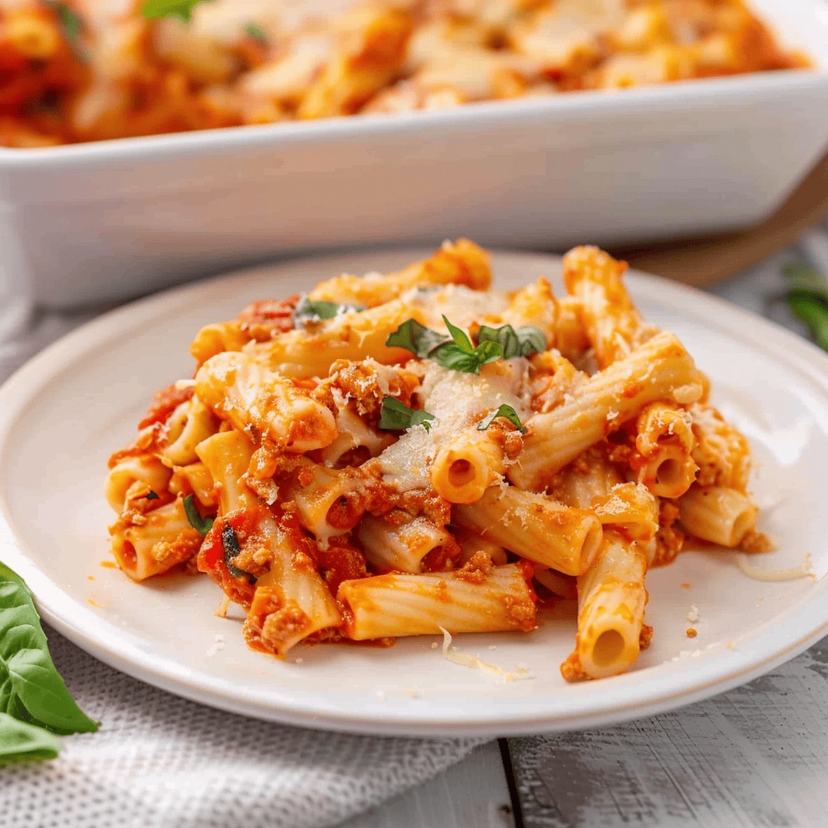 Meatless Baked Ziti Recipe
